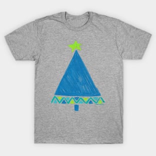 Funky Triangles Christmas trees T-Shirt